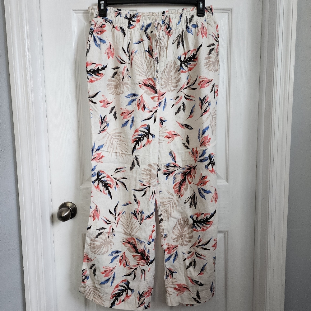 Linen Style Tropical Pant